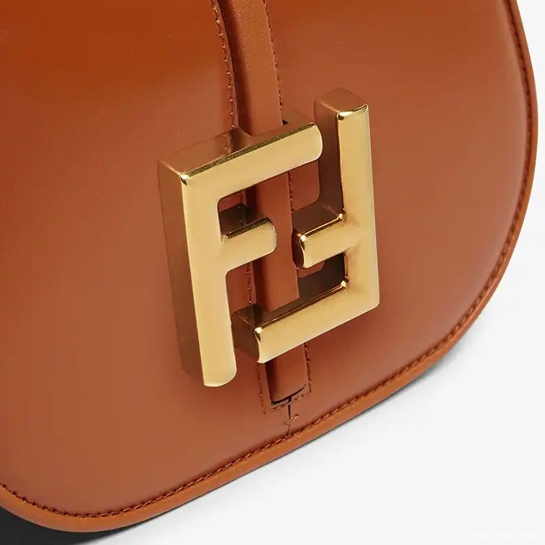 Cheap Brown In Leather C'mon Fendi Calf Mini Bag 0514
